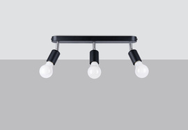 Plafon FORNES 3 czarny