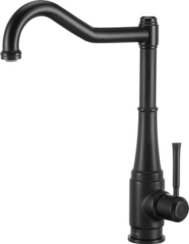 Bateria kuchenna z prostokątną wylewką obrotowa nero Tamizo BQT N63M