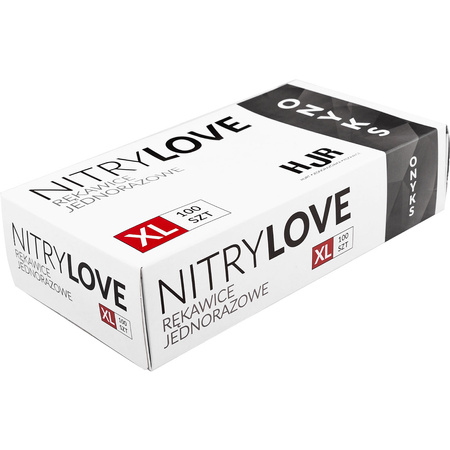 RĘKAWICE DIAGNOSTYCZNE NITRYLOWE, ROZMIAR "L" (OPAK. 100 SZT)