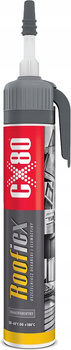 CX80 Rooficx Uszczelniacz Dekarski Przeźroczysty Aplikator 210ml