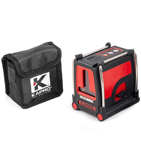 KAPRO NIWELATOR LASEROWY LINIOWO-KRZYŻOWY 1 x PION, 1 x POZIOM ZE STATYWEM MINI