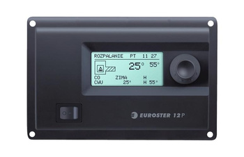 EUROSTER 12P – Programowalny sterownik do kotła na paliwo stałe z podajnikiem ślimakowym