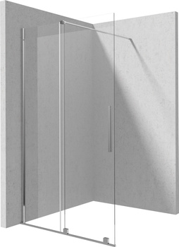 Ścianka prysznicowa walk-in 90 cm - przesuwna chrom KTJ 039R