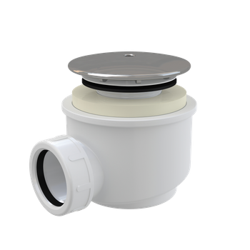 Syfon brodzikowy korek, chrom