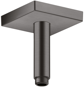 AX ShowerSolutions Przyłącze sufitowe 100 mm, kwadratowe, Czarny Chrom Szczotkowany