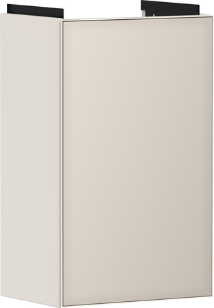 HG Xevolos E Szafka pod małą umywalkę wiszącą z drzwiami prawymi 340/245, Piaskowy Beż Matowy, Kolor frontu: Piaskowy Beż Metaliczny
