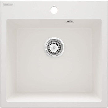 Zlewozmywak granitowy 1-komorowy alabaster stal ZQJ A103