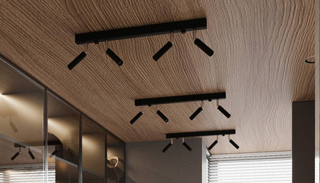 Plafon EYETECH 6 czarny