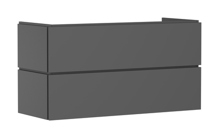 HG Xilesa E Szafka pod umywalkę wiszącą z 2 szufladami PushOpen 1180/470, Szary Łupek Matowy