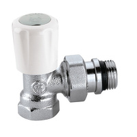 CALEFFI Zawór termostatyczny kątowy 1/2 z pokrętłem