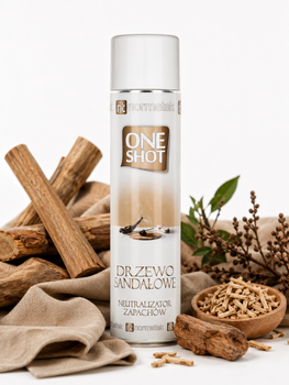 NORMATEK One Shot DRZEWO SANDAŁOWE neutralizator zapachów 600 ml