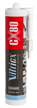 CX80 Vitricx Uszczelniacz Szklarski 300ml Przezroczysty