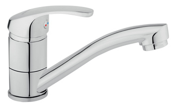 BASIC bateria umywalkowa z obrotową wylewką, chrom