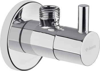 Zawór kątowy z głowicą ceramiczną 1/2" - 3/8" - okrągły chrom VFA B62R