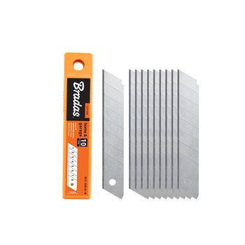 WYMIENNE ŁAMANE OSTRZA 18MM TAPECIAK ZAPAS MOCNE WKŁADY 10 SZT NEUTRAL
