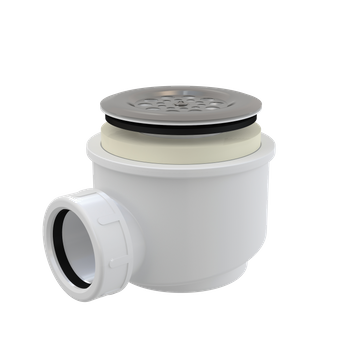 Syfon brodzikowy z metalowym sitkiem