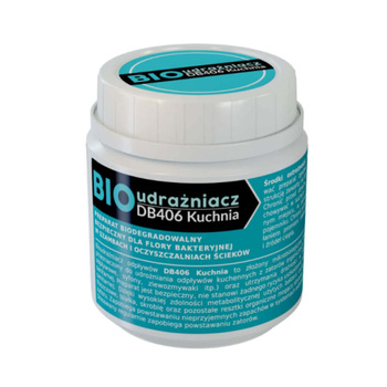 Bioudrażniacz DB406 Kuchnia mikrobiologiczny preparat do udrażniania rur