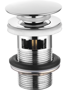 Korek spustowy klik-klak z przelewem