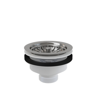 Spust zlewozmywaka 6/4", sitko nierdzewne DN115