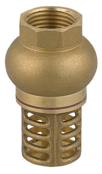Zawór zwrotny  z mosiężnym koszem ssącym 1 1-4"