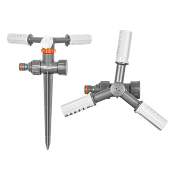 WHITE LINE 3-ramienny zraszacz obrotowy na kolcu - blister