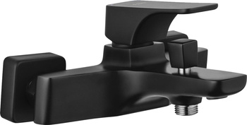 Bateria wannowa ścienna stała nero Hiacynt BQH N10M