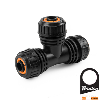 BLACK LINE Trójnik do połączenia węża 1/2"