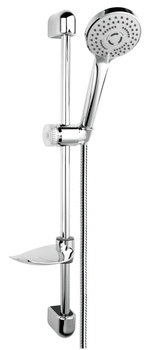 TUTTI zestaw natryskowy przesuwny 3-funkcyjny, chrom