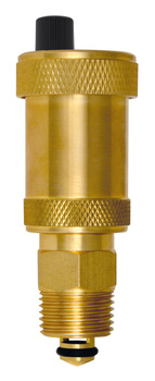 Odpowietrznik automatyczny prosty 1-2" z zaworem stopowym