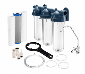 ZESTAW FILTRÓW DO WODY Z KORPUSEM PODZLEWOZMYWAKOWY 1" AQUA 3 IZZI