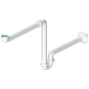 Syfon umywalkowy rurowy