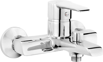 Bateria wannowa ścienna stała chrom Corio BFC 010M