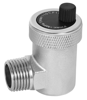 Odpowietrznik automatyczny 1-2" kątowy, niklowany