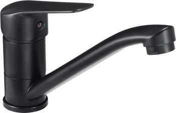 Bateria umywalkowa z obrotową wylewką obrotowa nero Boro BMO N26M