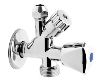 Zawór kątowy Kombi 1-2" x 1-2" x 3-4"