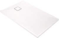 Brodzik granitowy prostokątny 100x70 cm biały KQR A75B