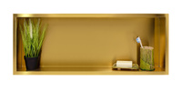 WALL-BOX ONE Gold / Brass - Półka pojedyncza złota 90x30x7 cm
