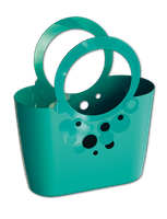 Torba LILY 21l ażur - TURKUSOWY