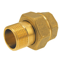 Śrubunek mosiężny prosty z o-ringiem 1-2"