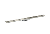 AX Drain Element zewnętrzny odpływu liniowego 1000, montaż przyścienny, Stal Szlachetna Szczotkowana