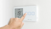 Trójpolowy przewodowy dotykowy szklany włącznik z regulatorem temperatury WSR-03m