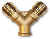 ESSK Dwójnik z szybkozłączami GW 3/8"