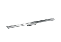 AX Drain Element zewnętrzny odpływu liniowego 1000, montaż przyścienny, Chrom