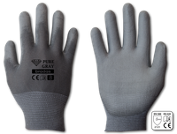 Rękawice ochronne PURE GRAY poliuretan, rozmiar 10