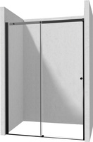 Drzwi prysznicowe 180 cm - przesuwne nero KTSPN18P