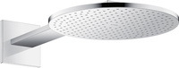 AX ShowerSolutions Głowica prysznicowa 300 1jet z ramieniem prysznicowym, Chrom