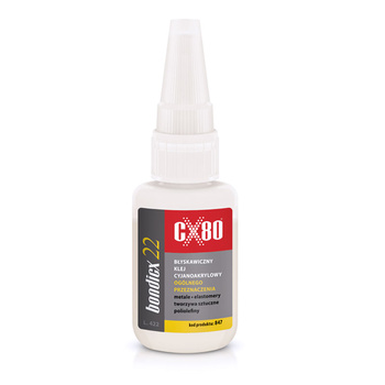 CX80 Bondicx 22 20g Klej Cyjanoakrylowy o Wysokiej Lepkości