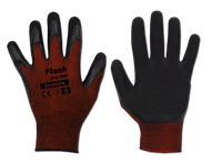 Rękawice ochronne FLASH GRIP RED lateks, rozmiar 10