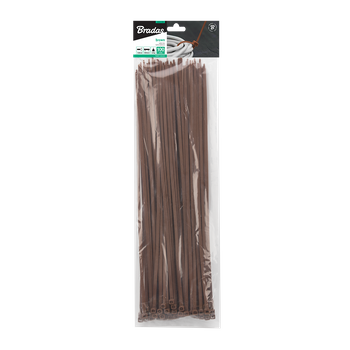 Taśma kablowa 4,8 x 250mm BROWN 100 szt.