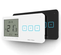 Trójpolowy bezprzewodowy dotykowy szklany włącznik z regulatorem temperatury WSR-03